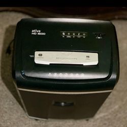 Title: Ativa HD 1600 Heavy Duty Paper Shredder - 16 Sheet Capacity - Works Great!