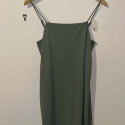 Olive Green Dress 