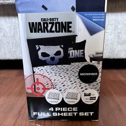 4 Piece Full Sheet Set - Call of Duty Warzone