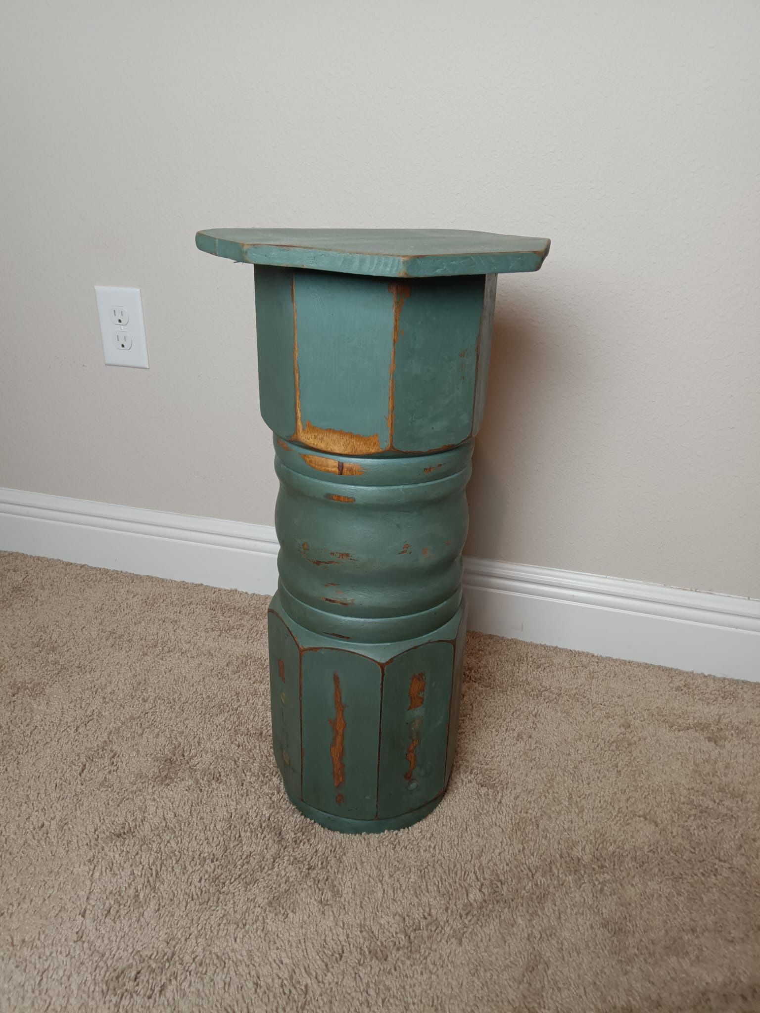 Solid Wood Candle/Plant Stand