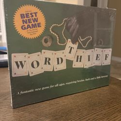 Word Thief Strategic Card Game 1994 World Media Faby Games Factory Sealed. New