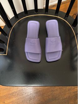Lavender Coach Sandals