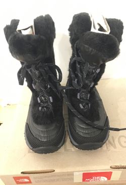 North face Snow boots kids size 10