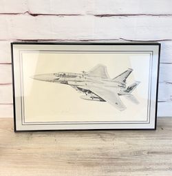 Jim Stovall F15 Fighter Jet Signed Numbered Art Top Gun
