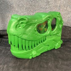 Dino Valley Response Team T-Rex Dinosaur Skull Carrying Case Jurassic Park Green