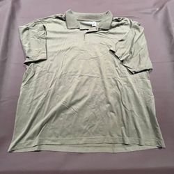 Concepts by Claiborne Polo Shirt Mens 3XL Green Short Sleeve Cotton Blend