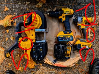 DeWalt 20V Max Cordless Tool Set with Batteries and Charger