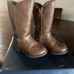 boots OshKosh B’Gosh Toddler Lumi Mid-Calf Riding Boots Size 7 Girls