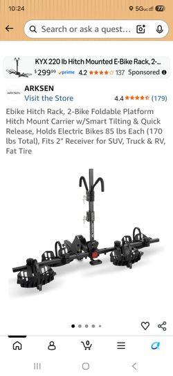 Bike rack for E bikes