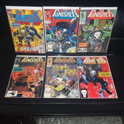 Marvel Comics Punisher Lot Of 6 Comics 
