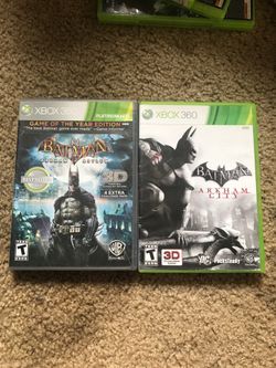 Arkham Asylum and Arkham City for 360