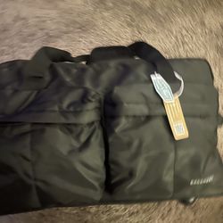 BAGSMART 40L Rolling Duffle Bag with Wheels and Handle, TSA Underseat Carry On Bags for Travel with