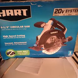 Hart 20 volt 6/12 in cordless circular saw model (HPCS01)