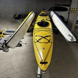 🚣‍♂️ Kayak & Trailer Package – 3 Touring Kayaks + Yakima Trailer + Gear – $3,300 