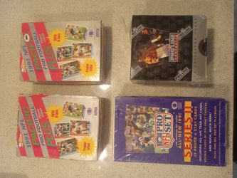 4 unopened boxes of football cards!!