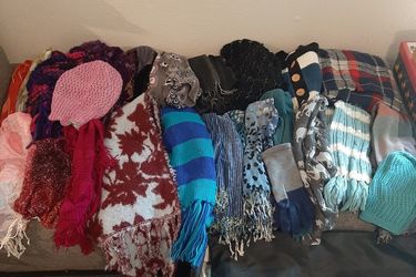 26-Piece Lot Of Scarves