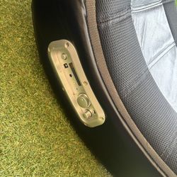 X Rocker Floor Rocking Gaming Chair, Headrest Mounted Bluetooth Speakers