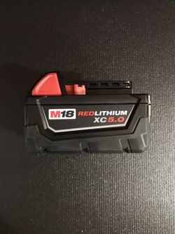 BRAND NEW!! Milwaukee M18 XC 5.0Ah Battery