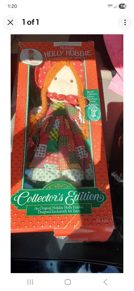HOLLY HOBBIE  DOLL COLLECTOR EDITION VINTAGE
