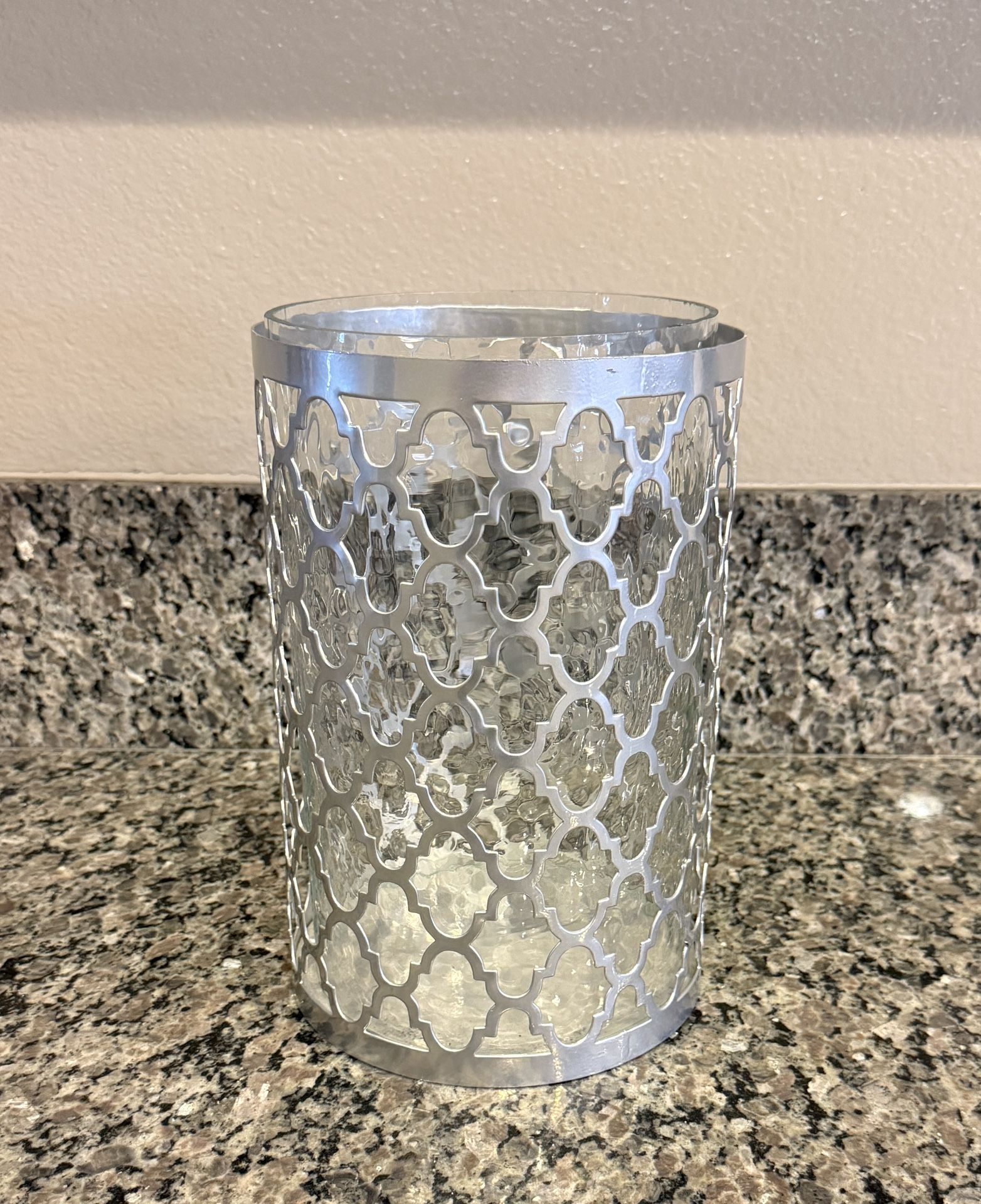 Mikasa Silver Candle Holder