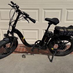 20” Fat Tire Electric Bike – Powerful Hub Motor – Great Condition