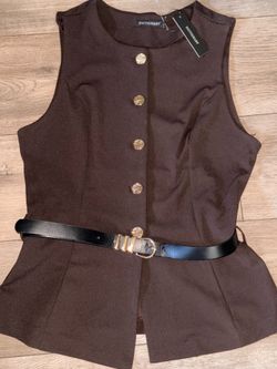 Blusa tipo chaleco