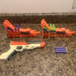 Nerf Sharpfire With Extra Stock Attachment
