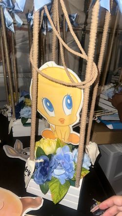 Tweety Bird Baby Shower Centerpiece