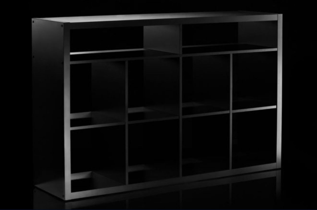 Ikea Obegransad Kallax Shelf DJ Console Table / Record Cabinet