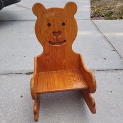 Rocking bear chair hot sale