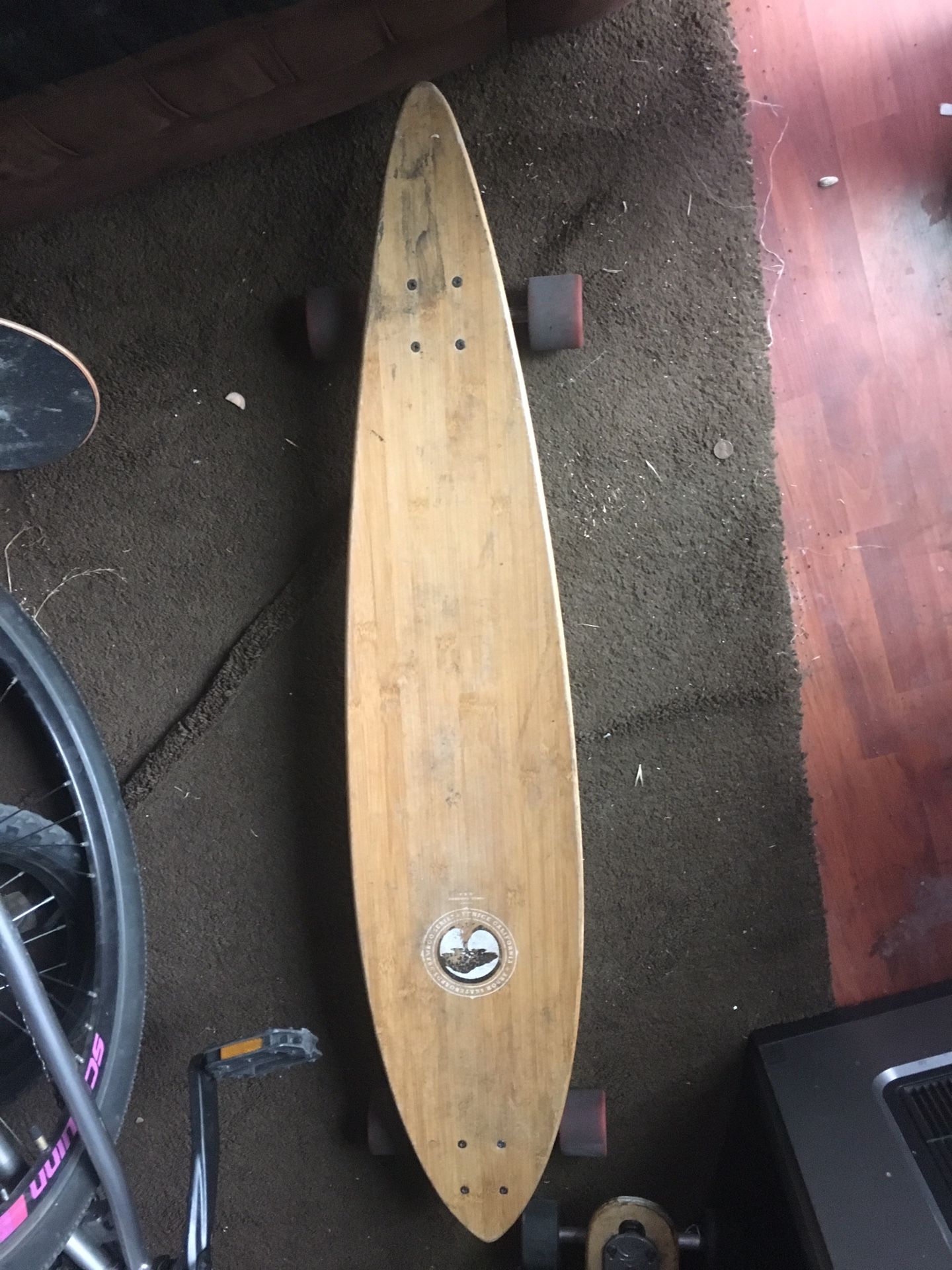 Arbor Timeless Bamboo 46 Pintail longboard