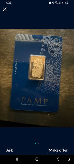 10 gram pamp 14kt Milano chain