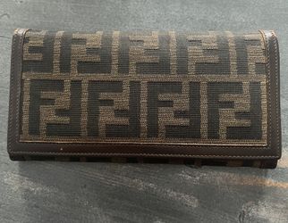 Fendi Continental FF Flap Wallet 