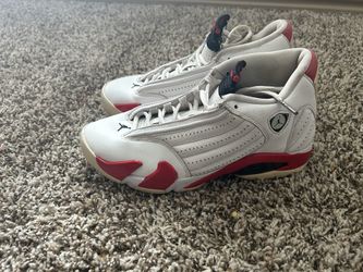 Candy Cane Jordan 14 Size 8