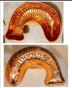 Copper fish mold