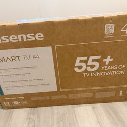 New In Box  Hisense 40” TV. 