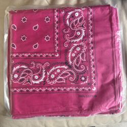 Pink Bandanas 10 Pc 