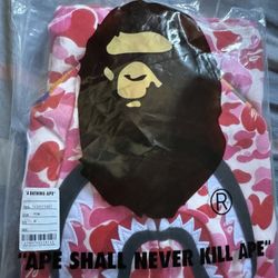 Bape ABC Camo Shark Pink