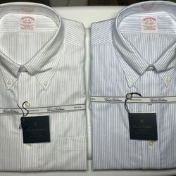 Name Brand Long Sleeve Button Down Dress Shirts