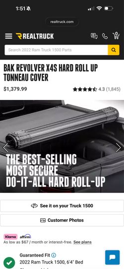Rolling hard tonneau cover