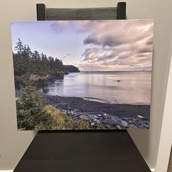 Canvas Print Of Stunning Beach In Alaska 