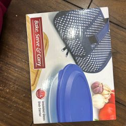Insulated Glass Dish Carrier