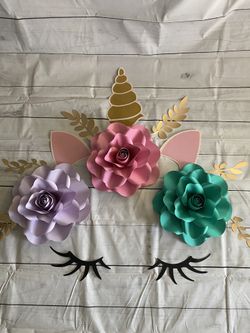 Unicorn Paper flower