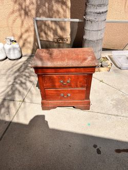 2 Drawer Side Table