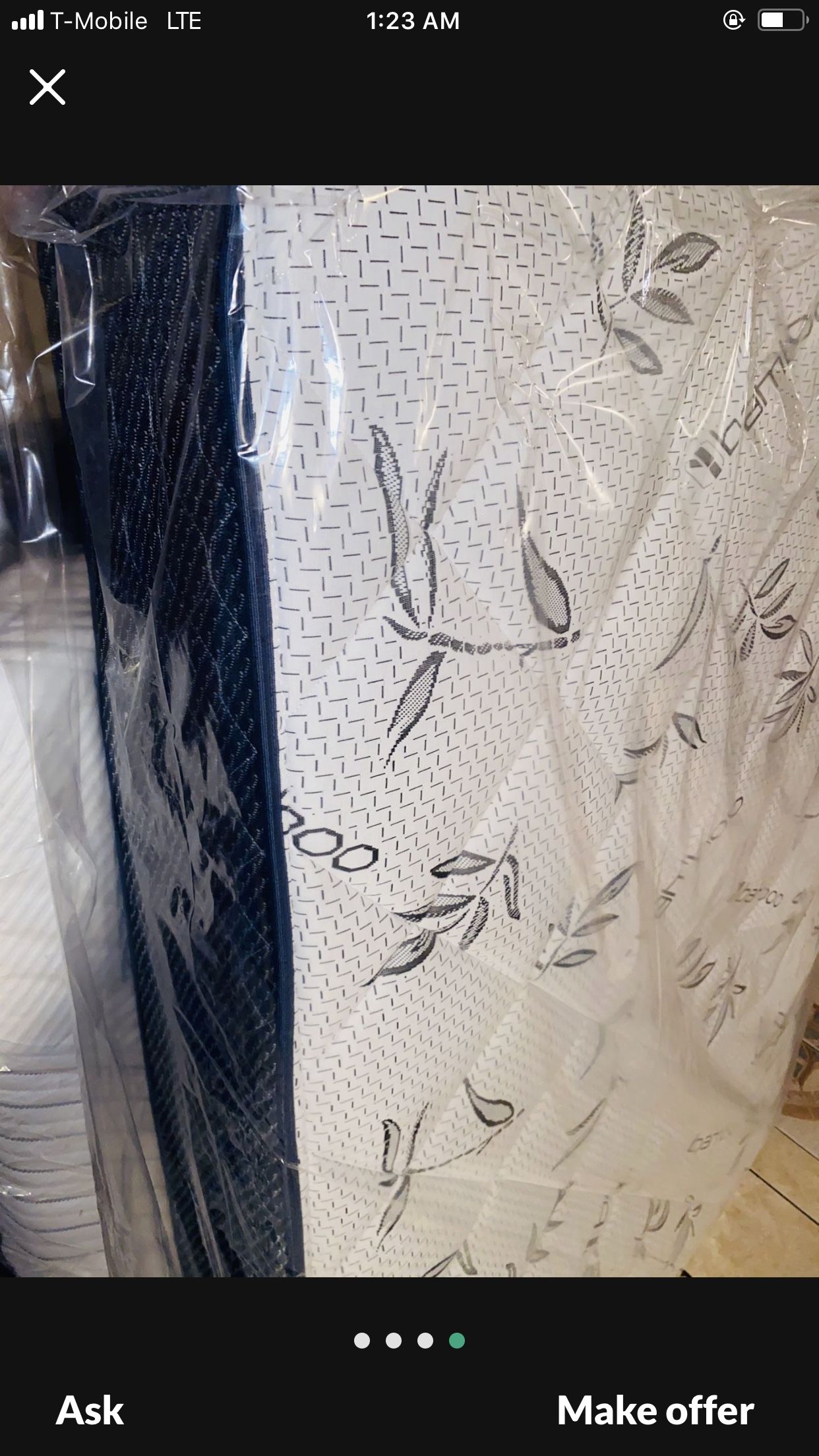 Full Size Mattress And Box Spring New