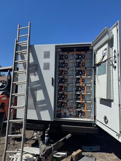 Mobile Solar Battery Trailer Mounted Ready to Use