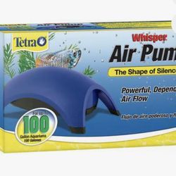 Tetra Whisper Non-UL Air Pump for Aquariums, Size 100