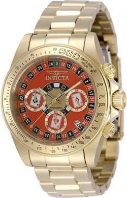 Invicta Speedway Montecarlo Men's Watch - 39.5mm. Gold (50496)