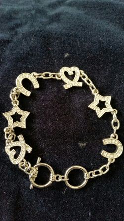 Silvertone bracelet