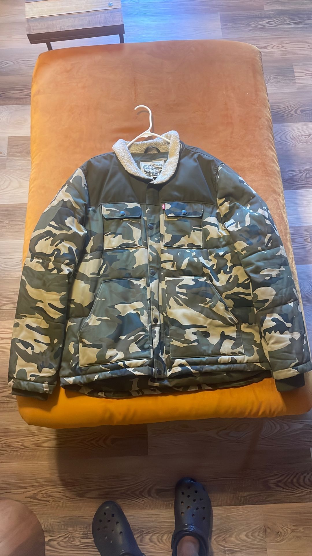 Warm Camouflage Levi Jacket